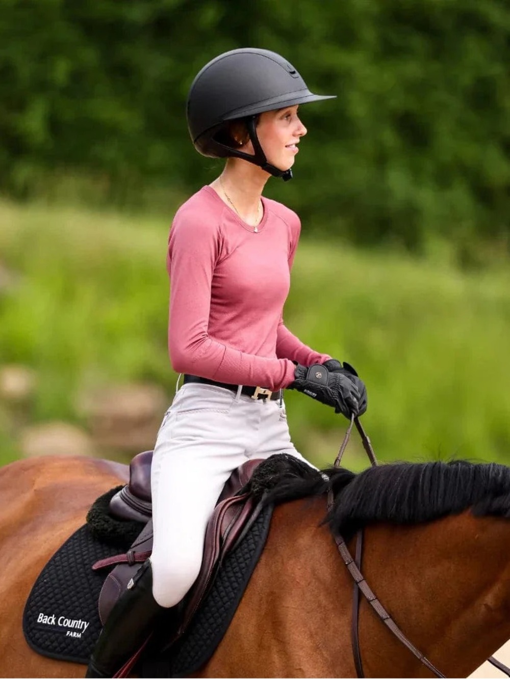 TKEQ “Kennedy” Seamless top in Rose Color